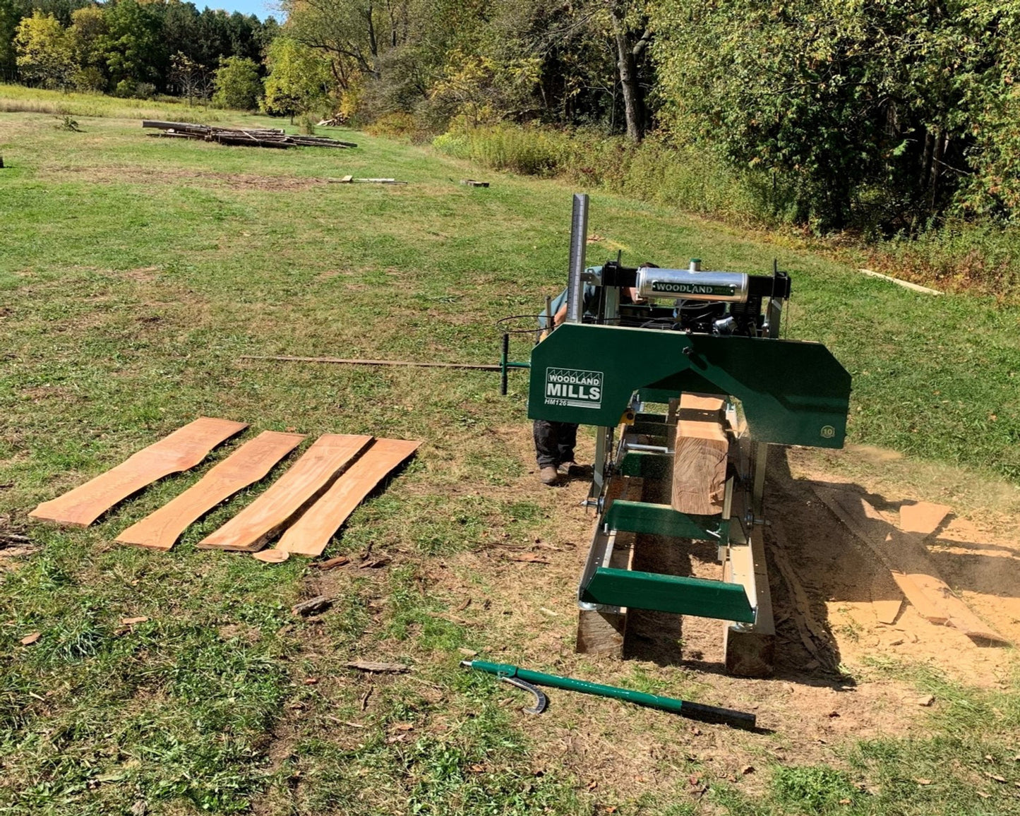 HM126 Portable Sawmill Woodland Mills