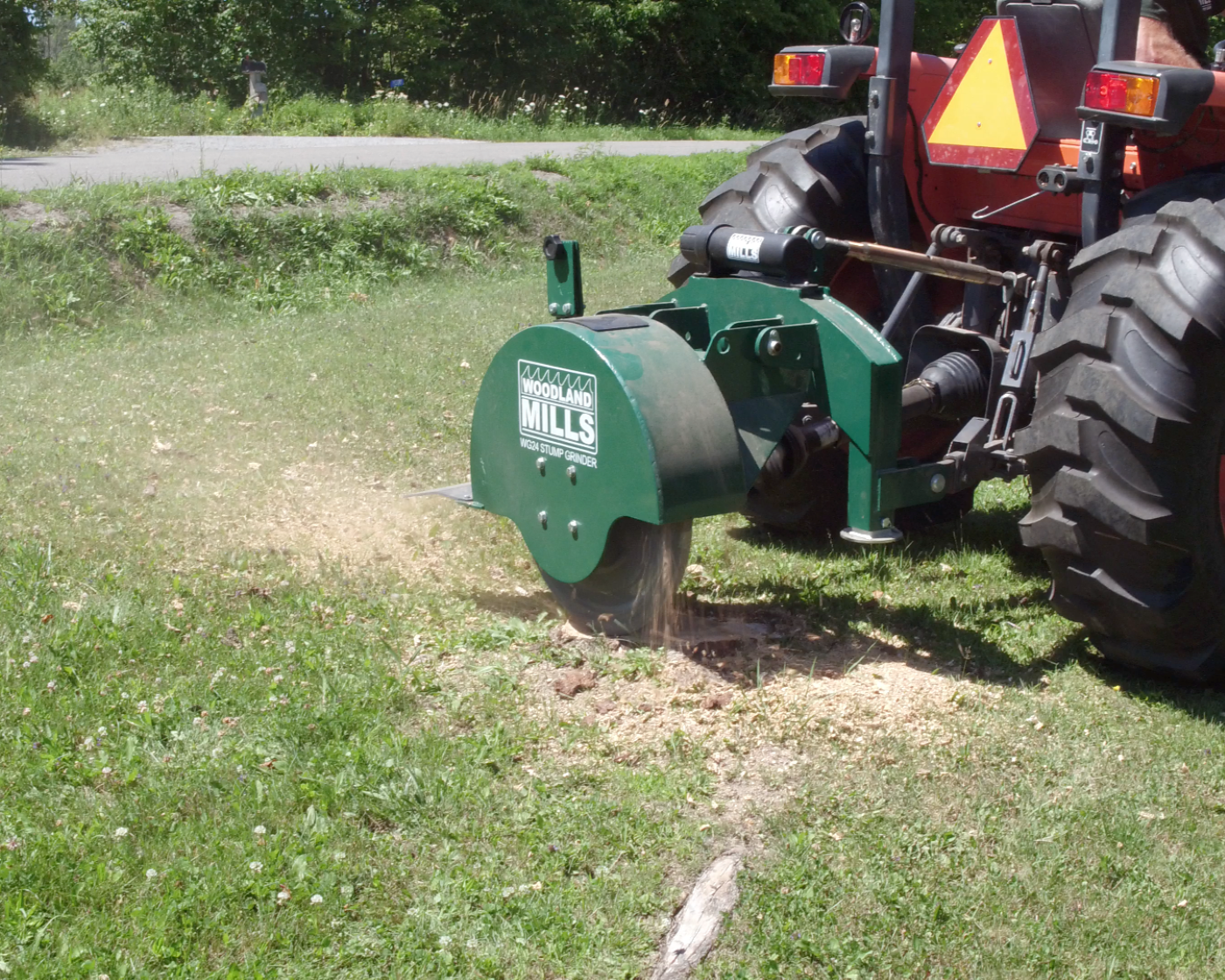 WG24 PTO Stump Grinder Woodland Mills